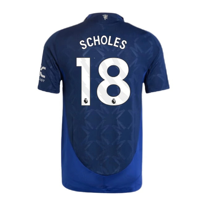 2024-2025 Man Utd Player Version Away Shirt (Scholes 18) — Buy Online