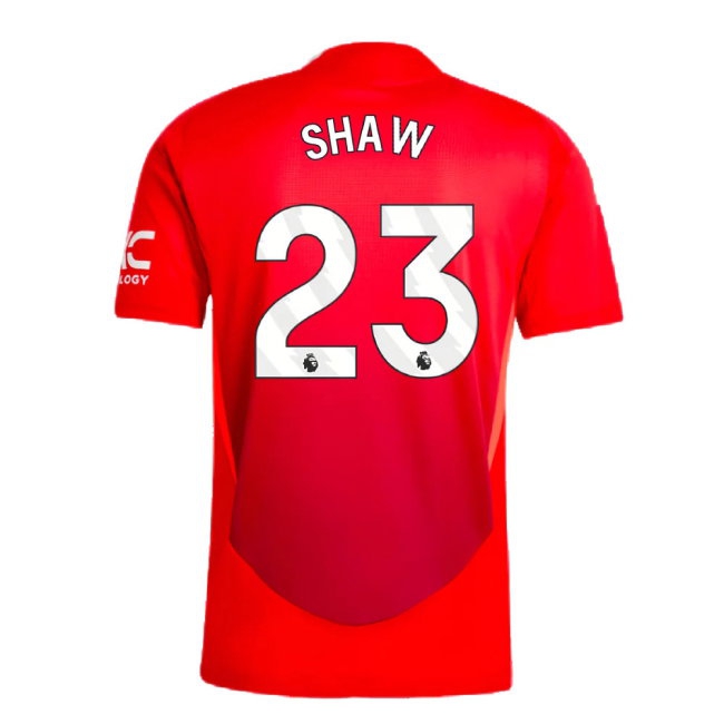 2024-2025 Man Utd Player Version Home Shirt (Shaw 23) — Buy Online