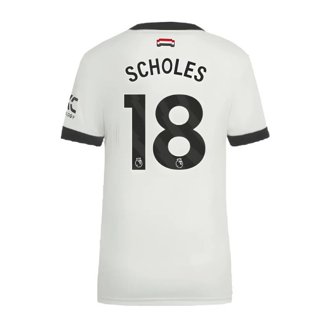 2024-2025 Man Utd Player Version Third Shirt (Womens) (Scholes 18) — Shop Online
