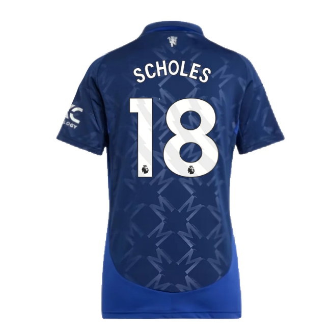 2024-2025 Man Utd Away Shirt (Womens) (Scholes 18) — Shop Now