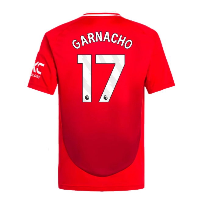 2024-2025 Man Utd Home Mini Kit (Garnacho 17) — Shop Now