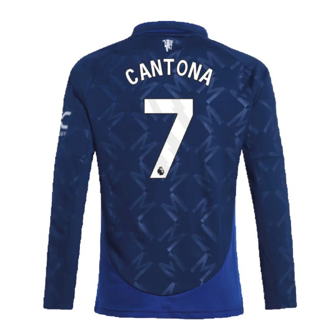 2024-2025 Man Utd Long Sleeve Away Shirt (Kids) (Cantona 7) — Shop Now