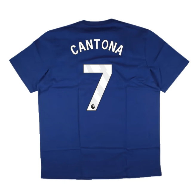 2024-2025 Man Utd Seasonal Tee (Victory Blue) (Cantona 7) — Shop Online