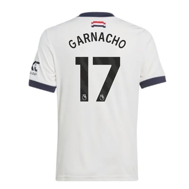 2024-2025 Man Utd Third Shirt (Kids) (Garnacho 17) — Buy Online