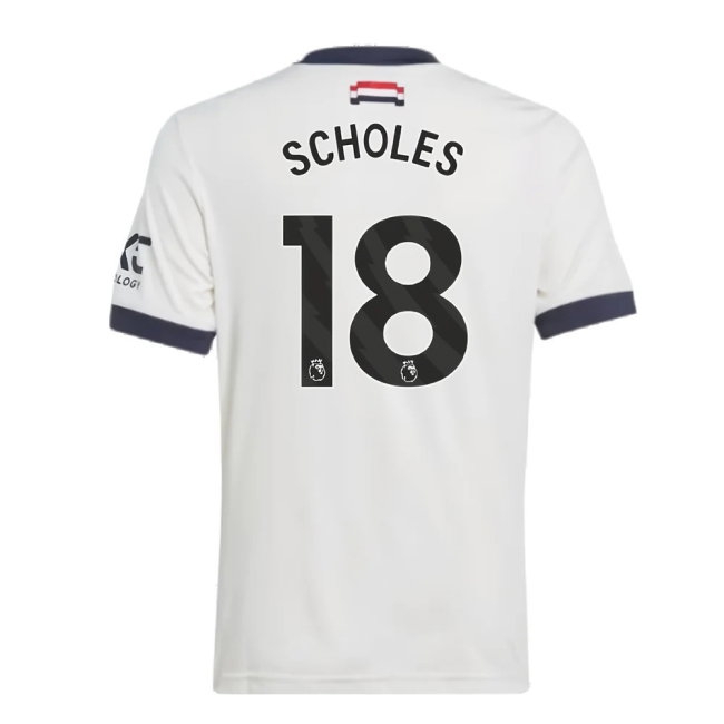 2024-2025 Man Utd Third Shirt (Kids) (Scholes 18) — Buy Now