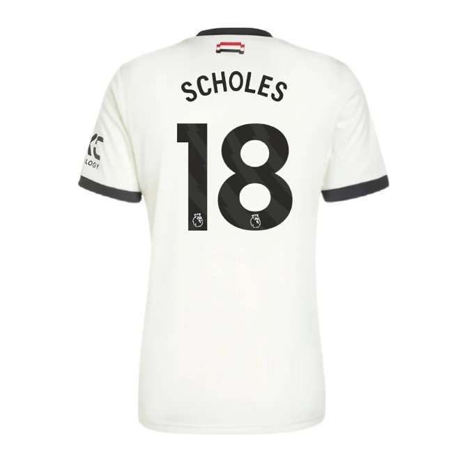 2024-2025 Man Utd Third Shirt (Scholes 18) — Shop Online