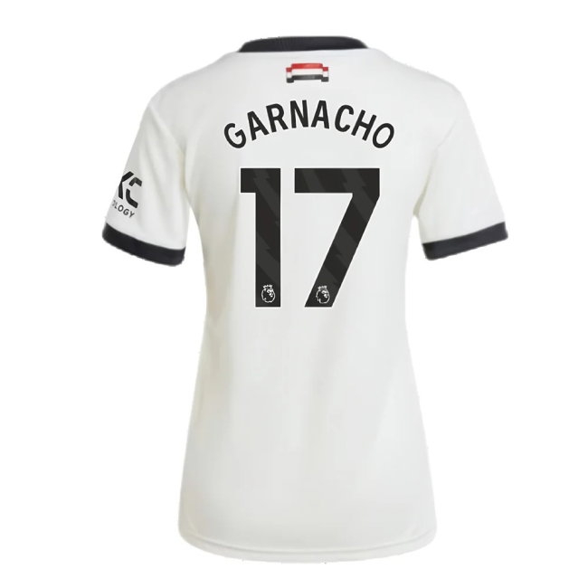 2024-2025 Man Utd Third Shirt (Womens) (Garnacho 17) — Shop Online