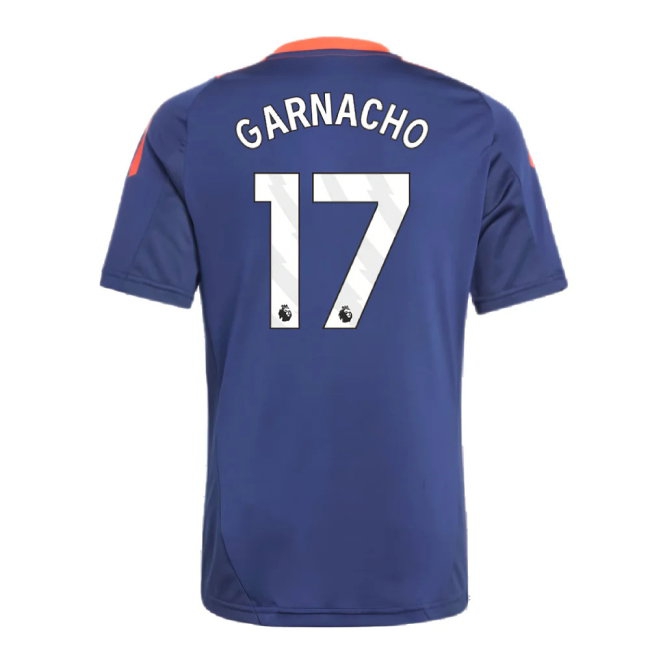 2024-2025 Man Utd Training Jersey (Night Indigo) - Kids (Garnacho 17) — Buy Online