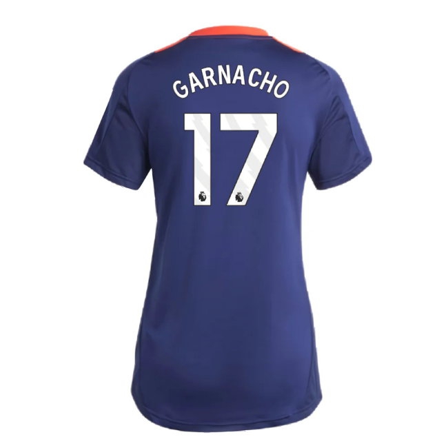 2024-2025 Man Utd Training Jersey (Night Indigo) - Womens (Garnacho 17) — Buy Now