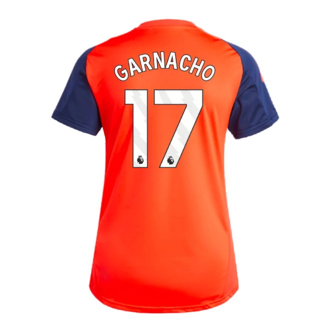 2024-2025 Man Utd Training Jersey (Red) - Womens (Garnacho 17) — Shop Online