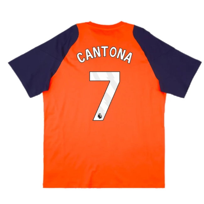 2024-2025 Man Utd Training Tee (Red) (Cantona 7) — Shop Now