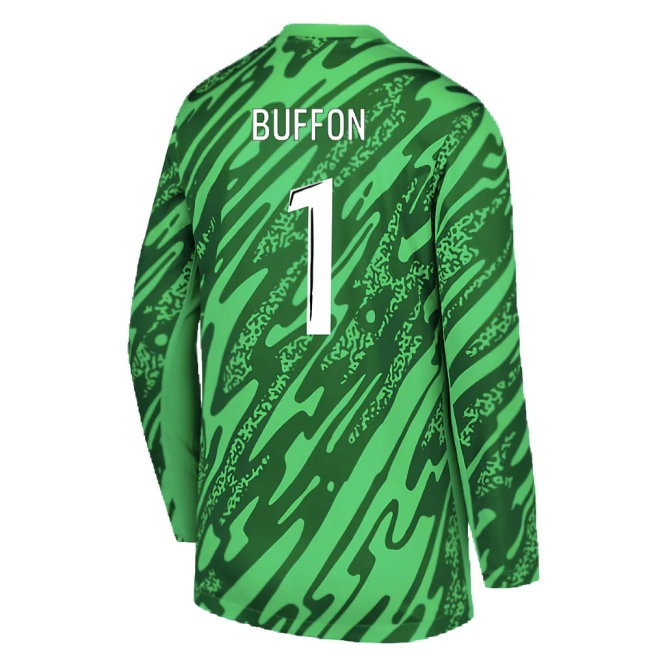 2024-2025 PSG Home Goalkeeper Shirt (Green) (Buffon 1) — Buy Online