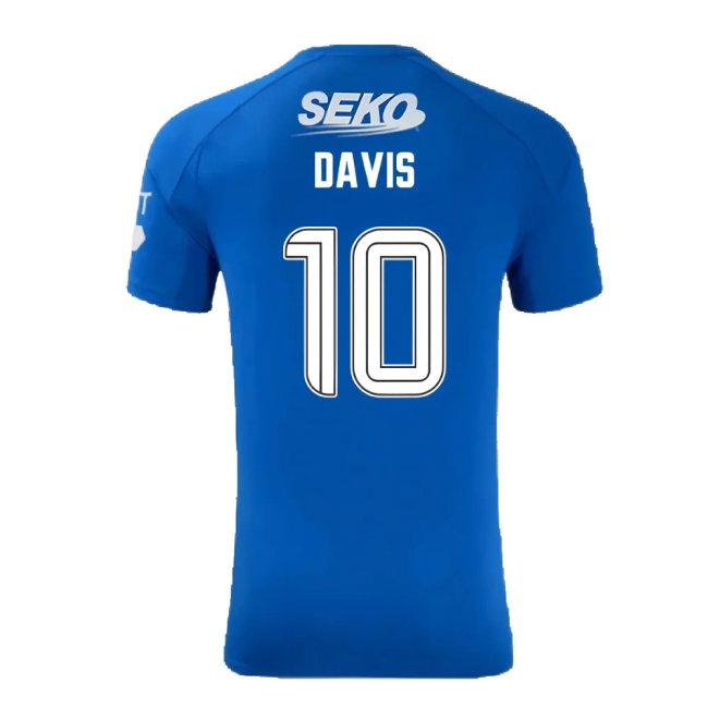 2024-2025 Rangers Player Version Pro Home Shirt (Davis 10) — Shop Now