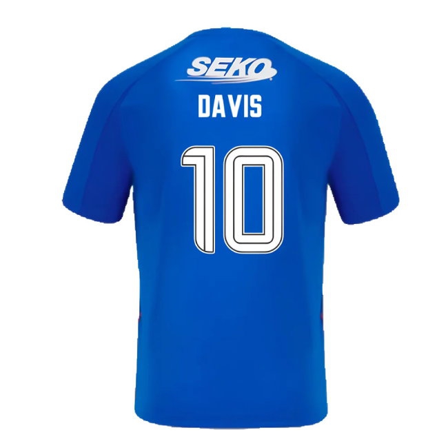 2024-2025 Rangers Home Shirt (Davis 10) — Buy Now
