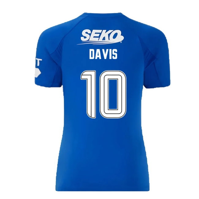 2024-2025 Rangers Home Shirt (Womens) (Davis 10) — Buy Online