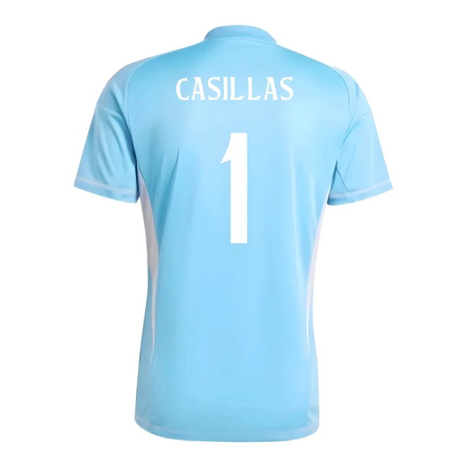 2024-2025 Real Madrid Home Goalkeeper Shirt (Blue) (Casillas 1) — Buy Online
