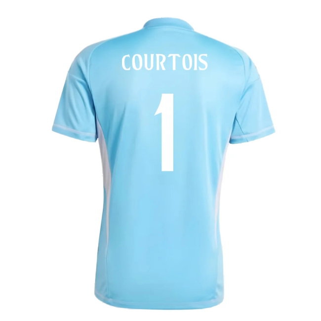 2024-2025 Real Madrid Home Goalkeeper Shirt (Blue) (Courtois 1) — Shop Now