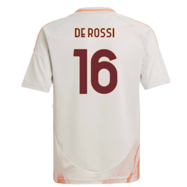 2024-2025 Roma Away Shirt (Kids) (De Rossi 16)