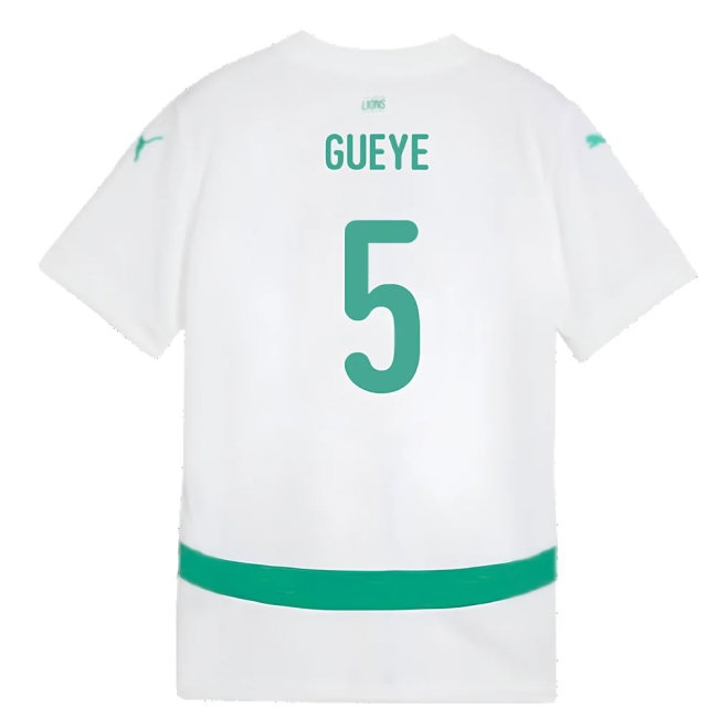 2024-2025 Senegal Home Shirt (Kids) (Gueye 5) — Buy Now
