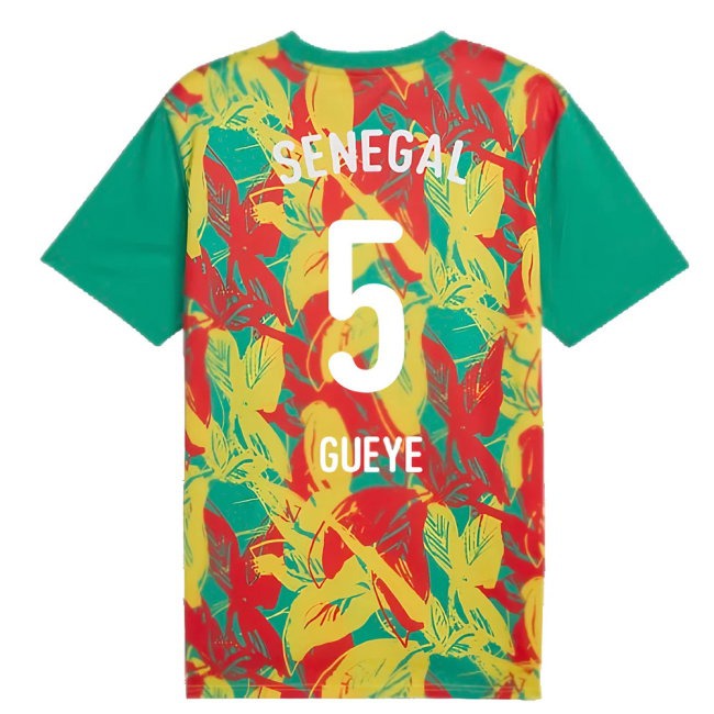 2024-2025 Senegal Prematch SS Jersey (Green) (Gueye 5) — Buy Now