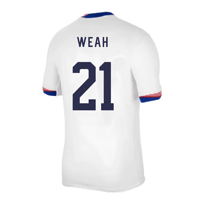 2024-2025 United States USA Home Shirt (WEAH 21) — Buy Online