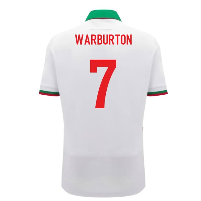 2024-2025 Wales Away Cotton Rugby Shirt (Kids) (Warburton 7) — Shop Online