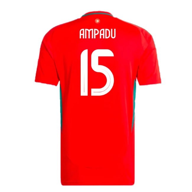 2024-2025 Wales Home Shirt (Ampadu 15) — Shop Now