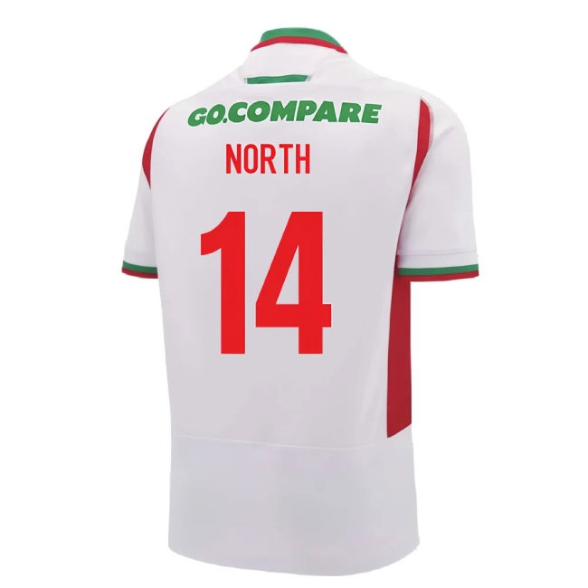 2024-2025 Wales Rugby Away Replica Shirt (North 14) — Shop Now