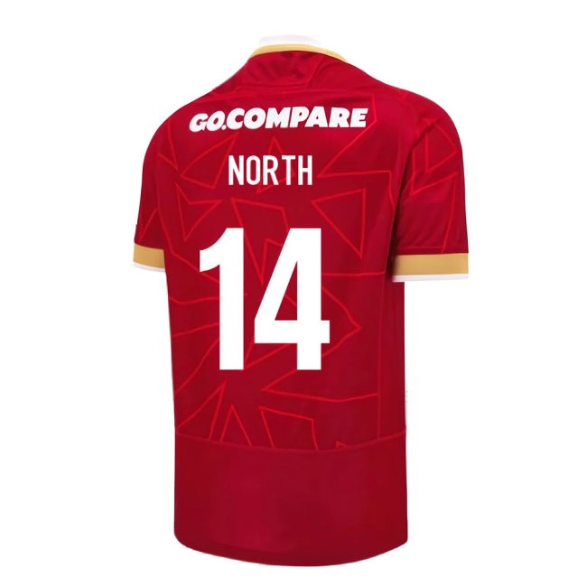 2024-2025 Wales WRU Home Pathway Poly Rugby Shirt (North 14) — Buy Online
