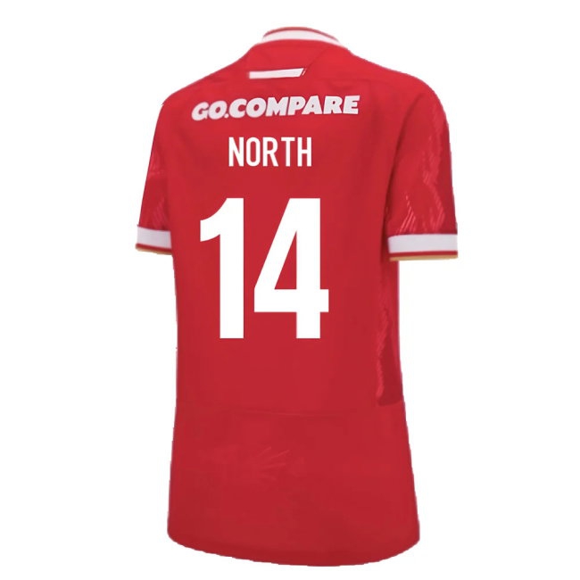 2024-2025 Wales WRU Home Replica Rugby Shirt (Womens) (North 14) — Shop Now