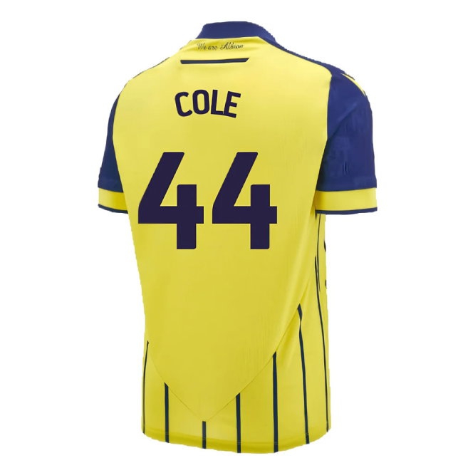 2024-2025 West Brom WBA Albion Away Shirt (Cole 44) — Shop Online