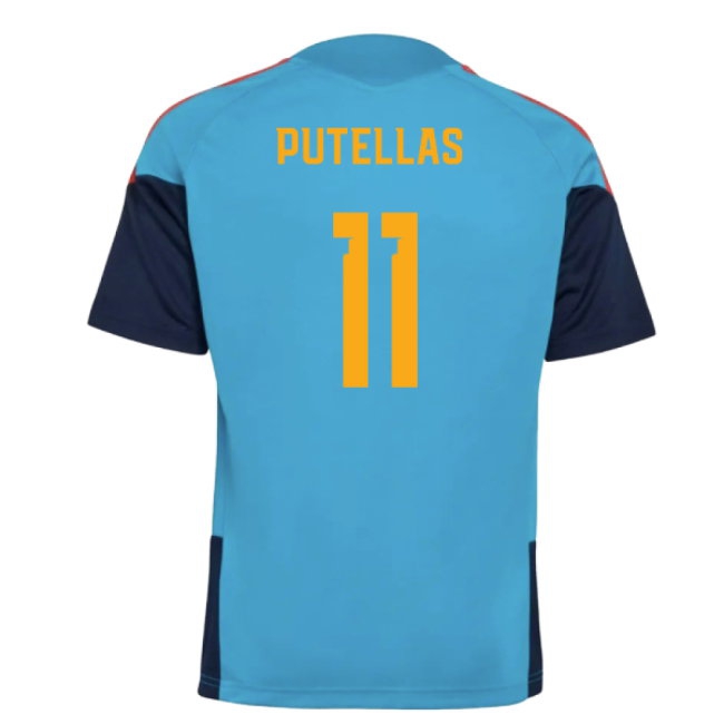 2025-2025 Spain Training Jersey (Bold Aqua) - Kids (Putellas 11) — Shop Online