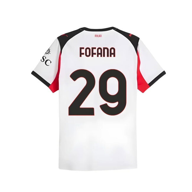 2025-2026 AC Milan match-style Away Shirt (Fofana 29)