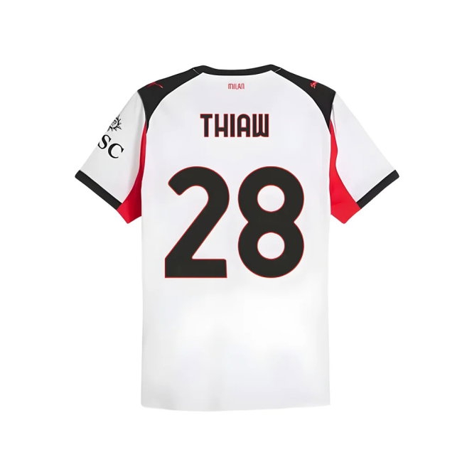2025-2026 AC Milan Player Version Away Shirt (Thiaw 28) — Buy Now