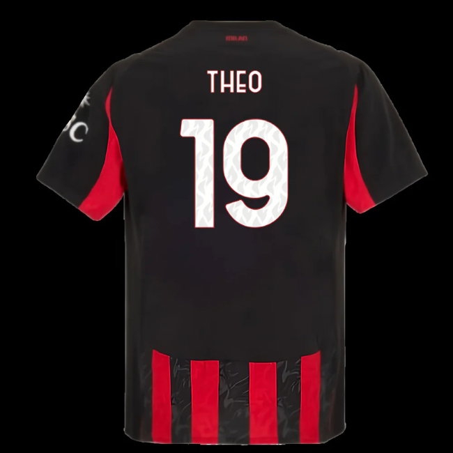 2025-2026 AC Milan Player Version Home Shirt (Theo 19) — Buy Now