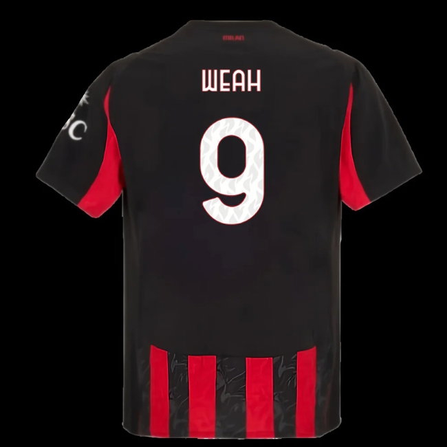 2025-2026 AC Milan Player Version Home Shirt (Weah 9) — Buy Now
