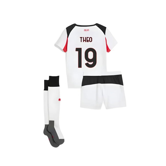 2025-2026 AC Milan Away Mini Kit (Theo 19) — Shop Now