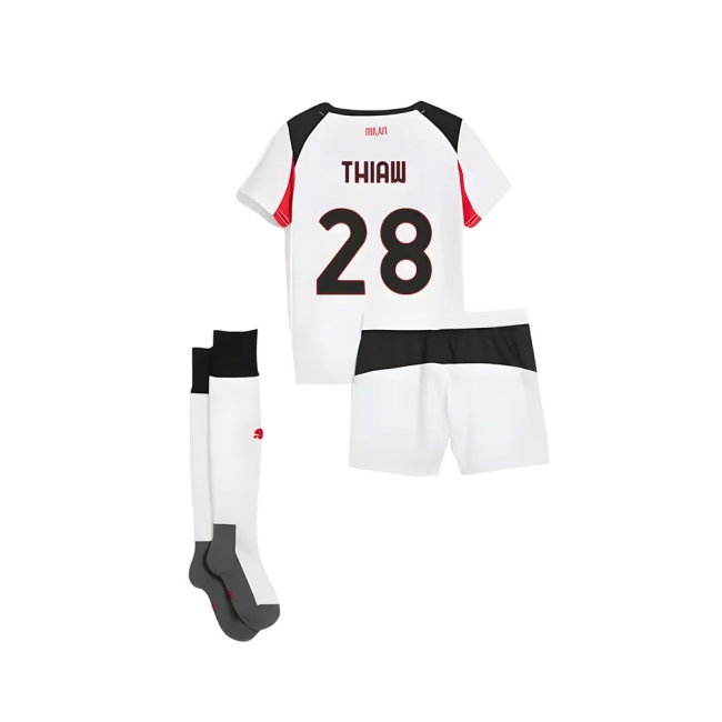 2025-2026 AC Milan Away Mini Kit (Thiaw 28) — Buy Online