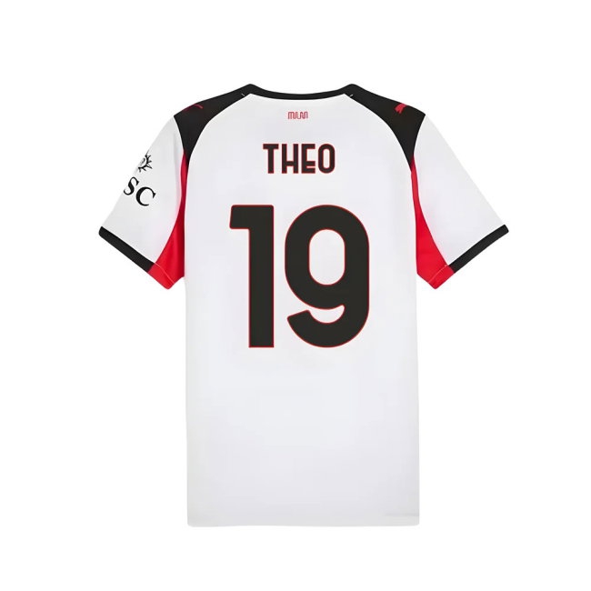 2025-2026 AC Milan Away Shirt (Theo 19) — Buy Online