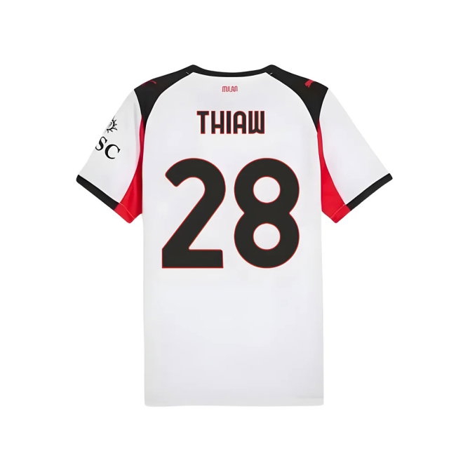 2025-2026 AC Milan Away Shirt (Thiaw 28) — Buy Now