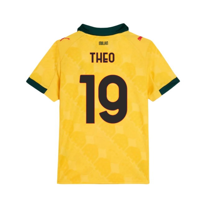 2025-2026 AC Milan Third Shirt (Kids) (Theo 19) — Shop Now
