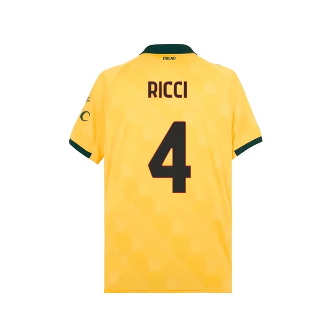 2025-2026 AC Milan Third Shirt (Ricci 4) — Shop Now