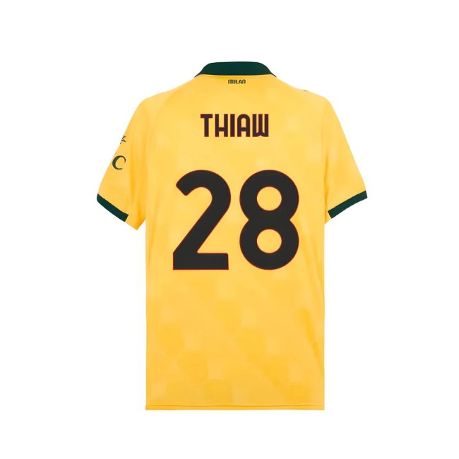 2025-2026 AC Milan Third Shirt (Thiaw 28) — Shop Now