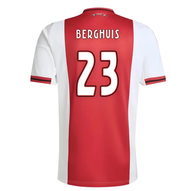 2025-2026 Ajax Home Shirt (Berghuis 23) — Buy Now