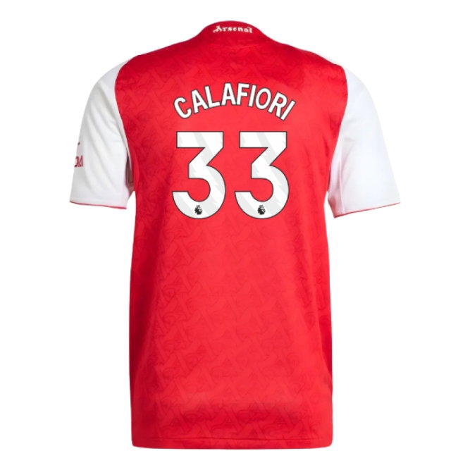 2025-2026 Arsenal match-style Home Shirt (Calafiori 33)