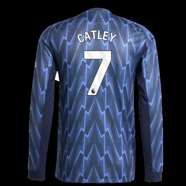 2025-2026 Arsenal Player Version Long Sleeve Away Shirt (Catley 7) — Shop Now