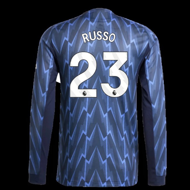 2025-2026 Arsenal Player Version Long Sleeve Away Shirt (Russo 23) — Shop Online