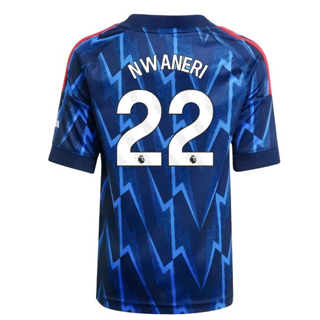 2025-2026 Arsenal Away Mini Kit (Nwaneri 22) — Shop Online