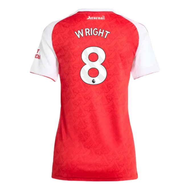 2025-2026 Arsenal Home Shirt (Womens) (Wright 8) — Buy Online