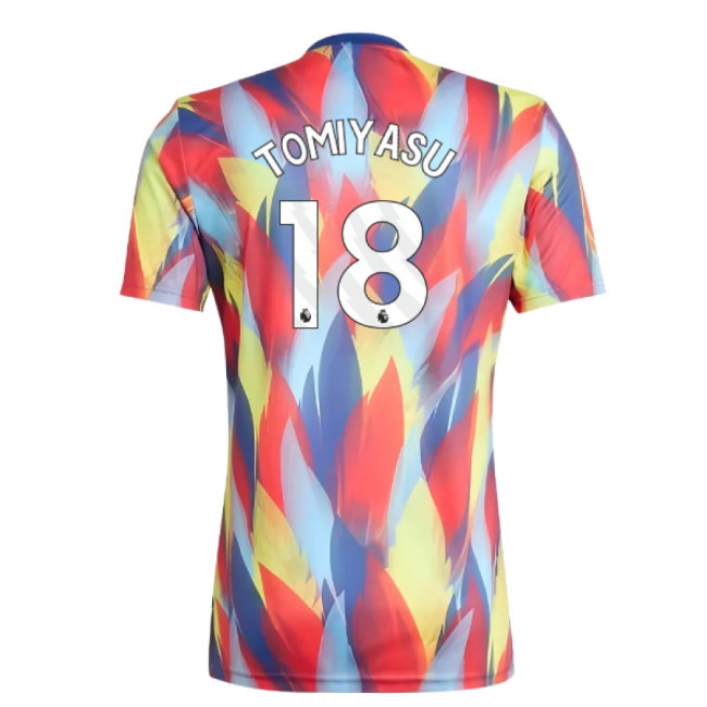 2025-2026 Arsenal Pre-Match Shirt (Victory Blue) (Tomiyasu 18) — Buy Now